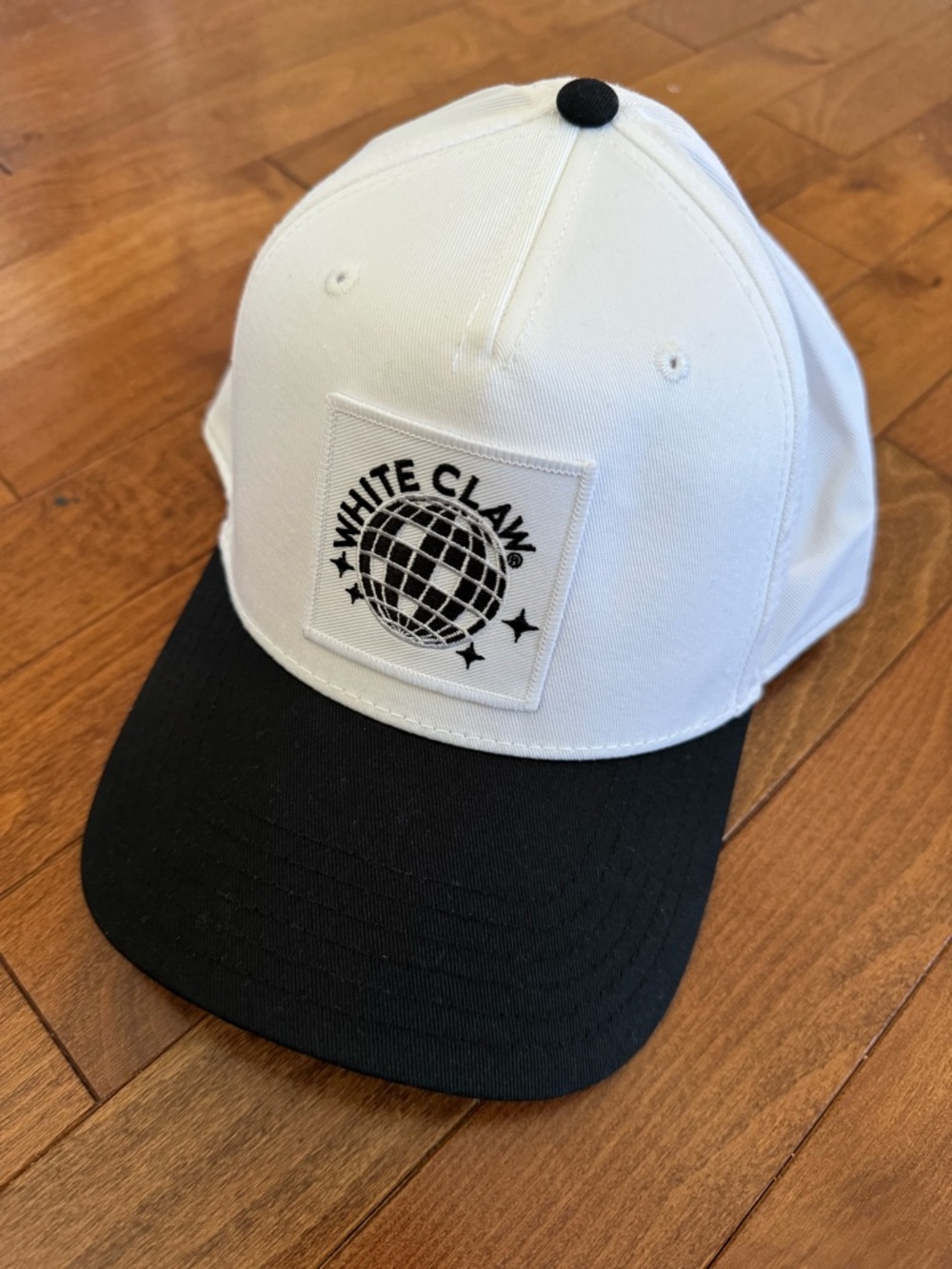 White Claw Disco Ball Patch Hat